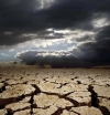 دانلود عکس کویر و آسمان ابری